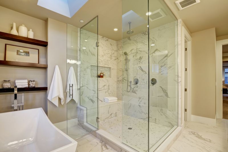 Luxury Shower with Multiple Heads
